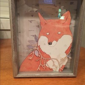 Nursery/Fox/Woodland Ltd Edition Printed ShadowBox